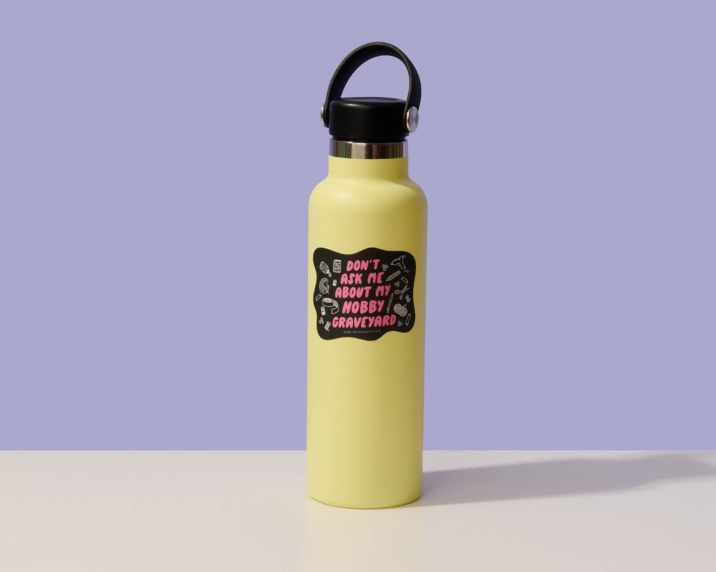 Vinyl Sticker by Your Gal Kiwi—Hobby Graveyard, Don't Ask