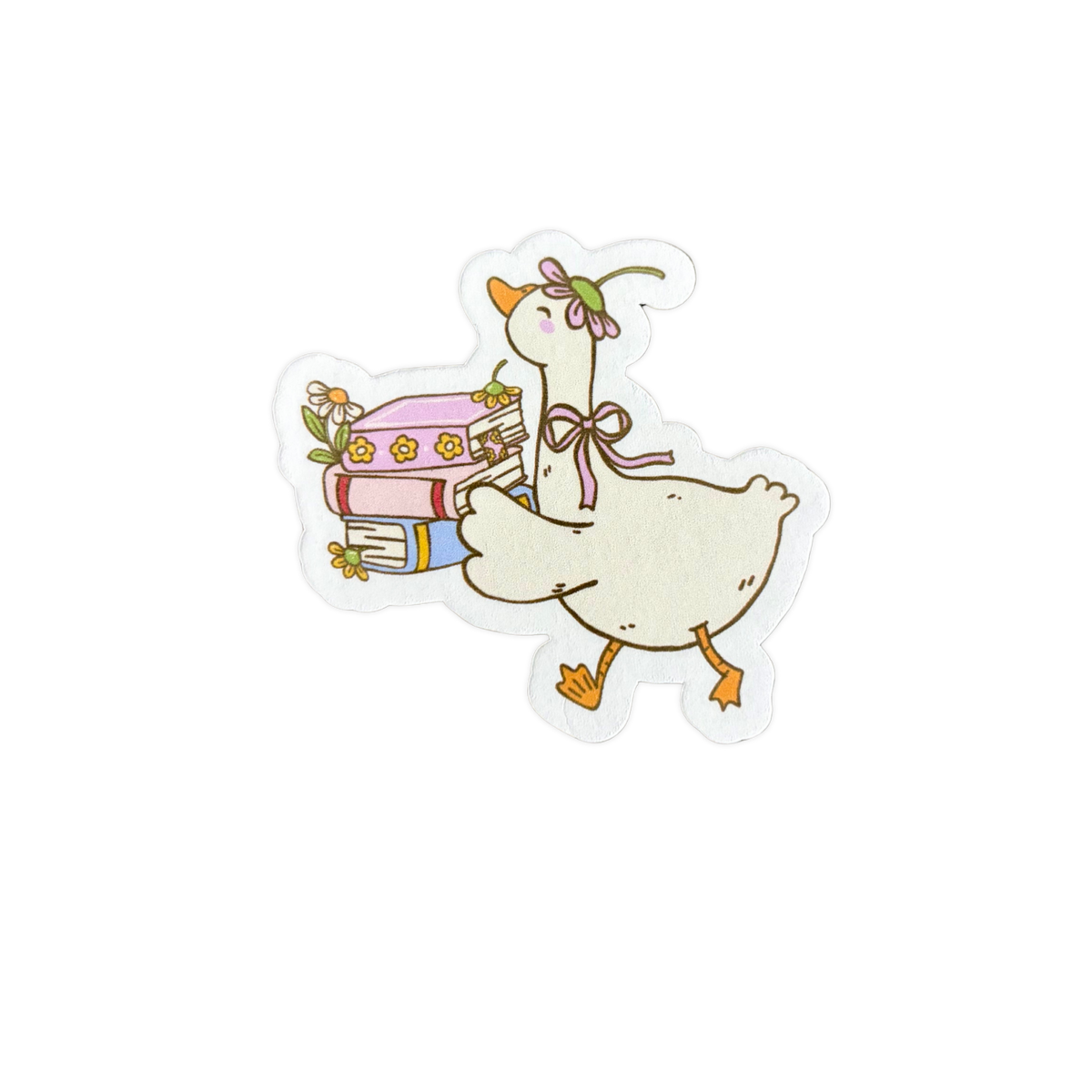 Bookish Goose Sticker | Reader & Book Lover Gift
