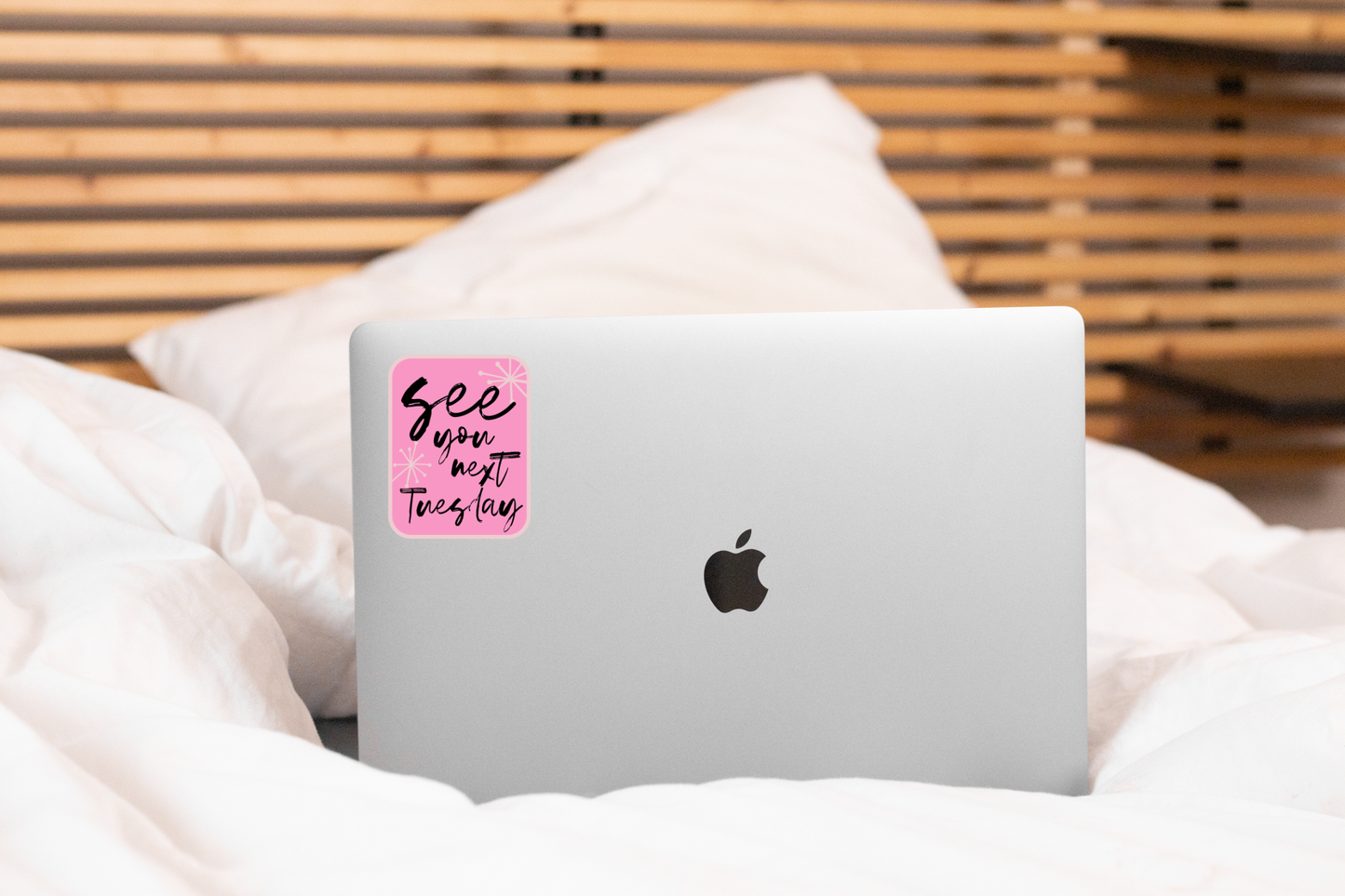 See You Next Tuesday Sticker - funny, women, girl, pink