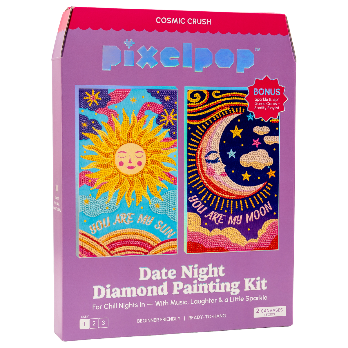 PixelPop™ Diamond Art — Date Night Edition — Cosmic Crush