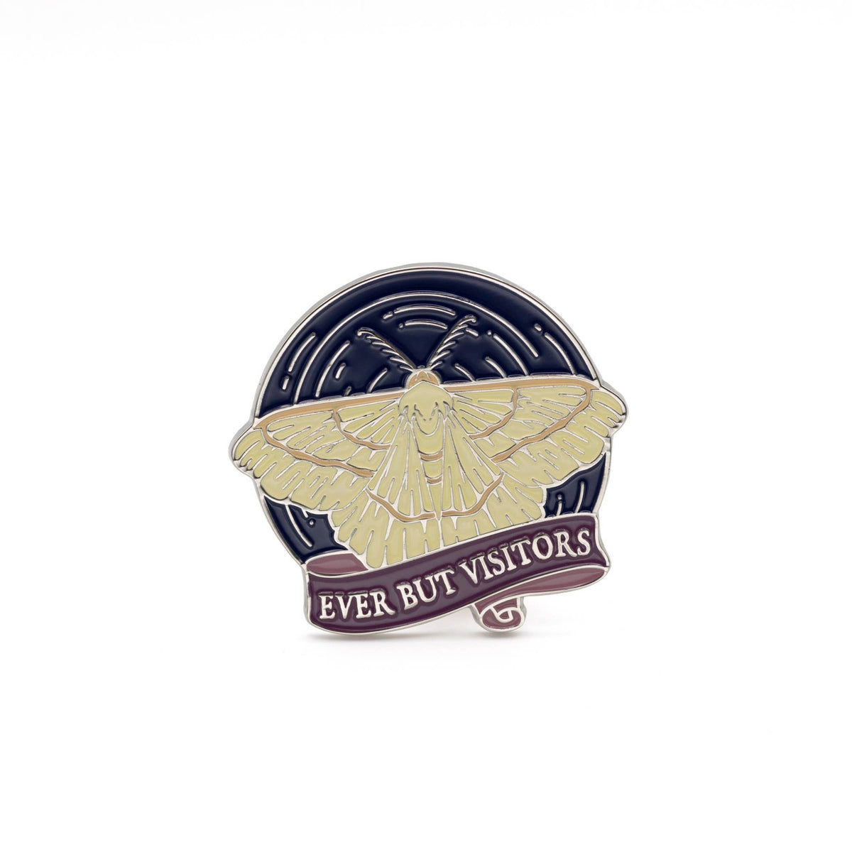 Ever But Visitors Enamel Pin | The Knight and the Moth