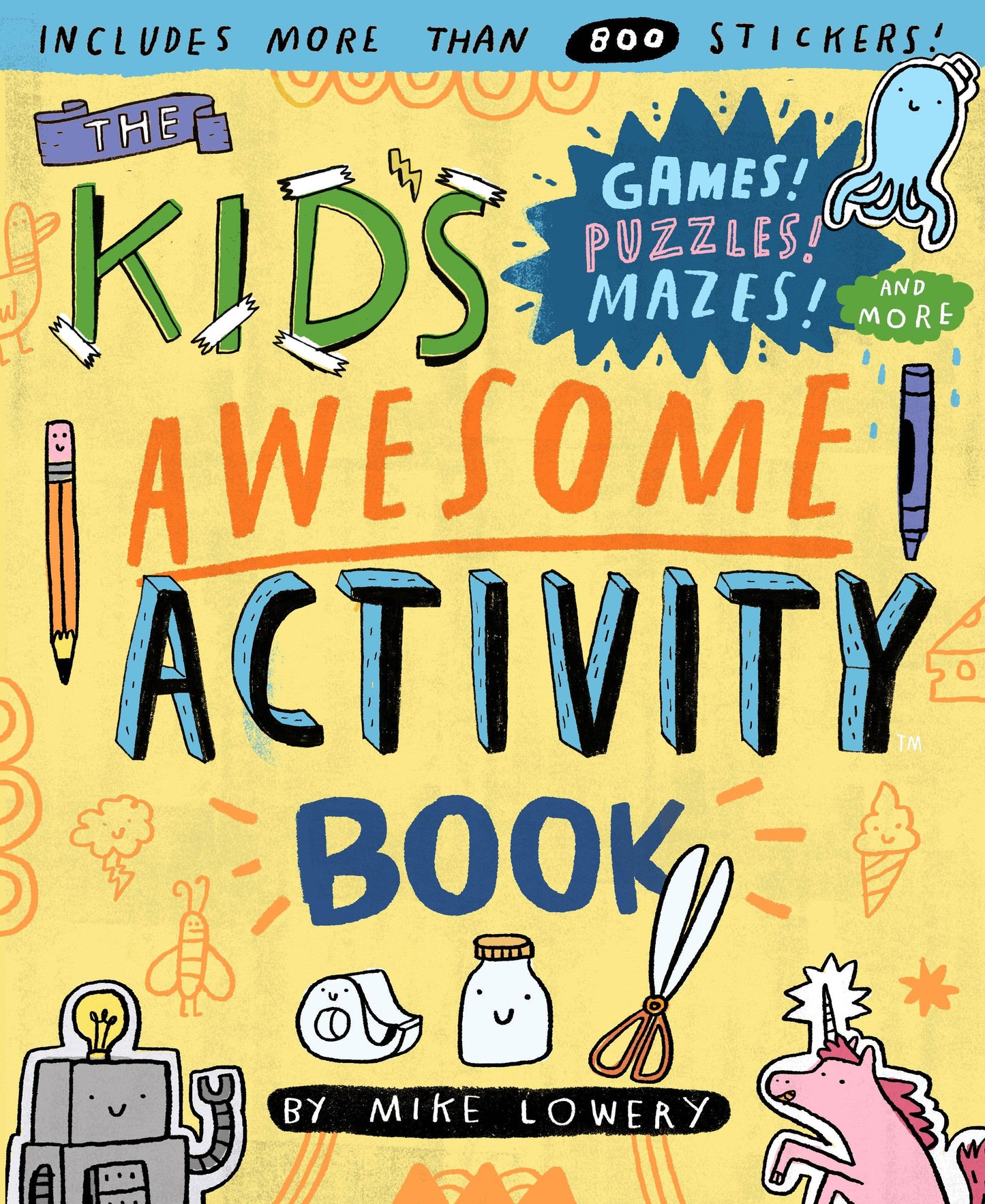 The Kid's Awesome Activity Book: Trade Paperback