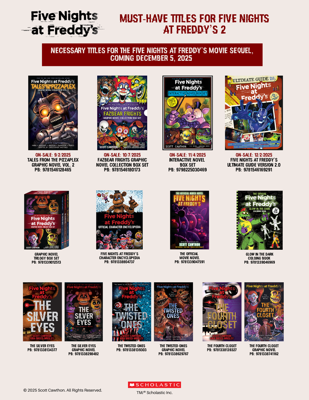 Five Nights At Freddy's: The Official Movie Novel