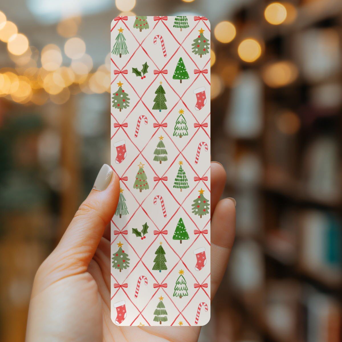 Christmas Wrapping Bookmark | Nostalgic Holiday