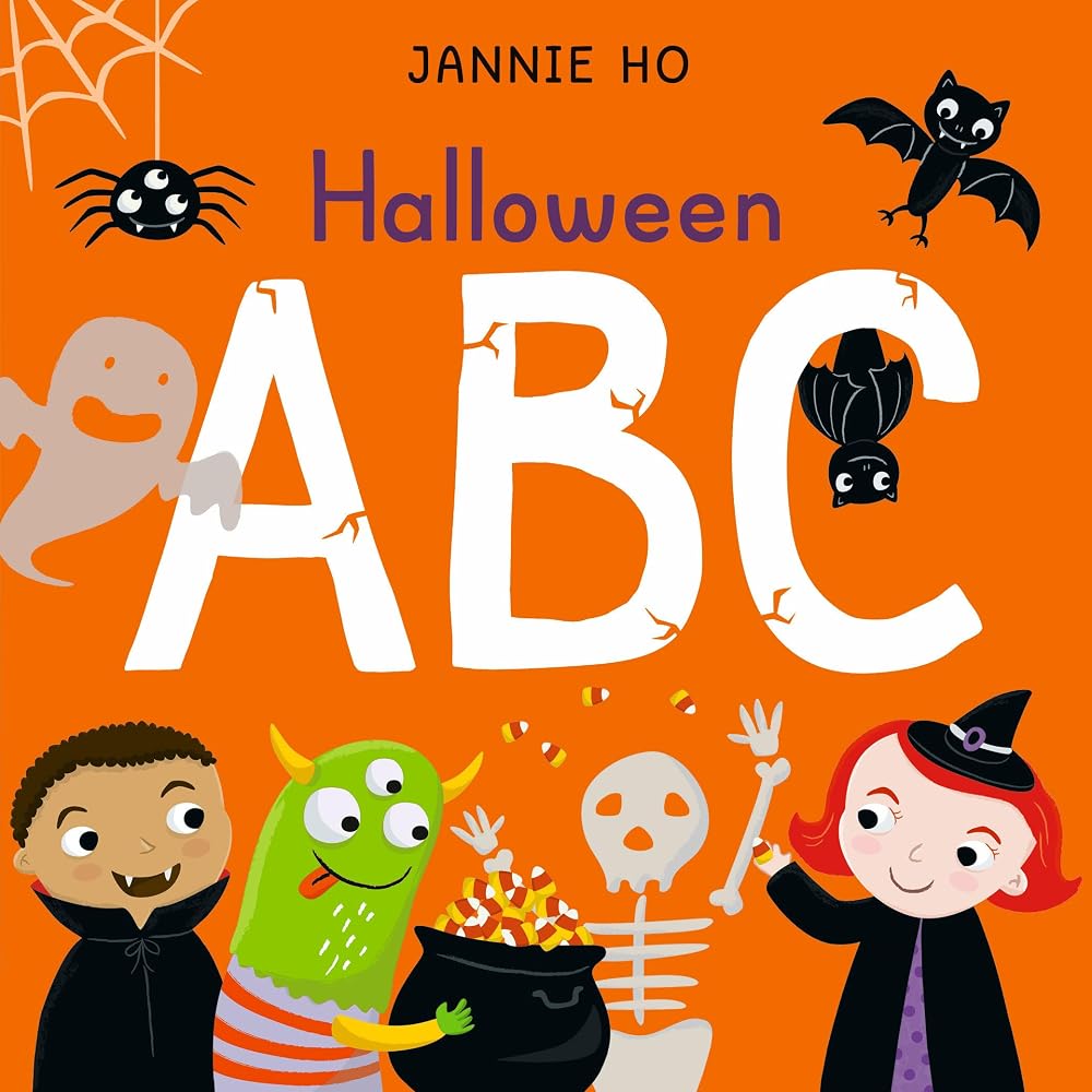 Halloween ABC: (A Sturdy Alphabet Board Book for Babies, Toddlers, and Preschoolers) (Jannie Ho's ABCs) cover image