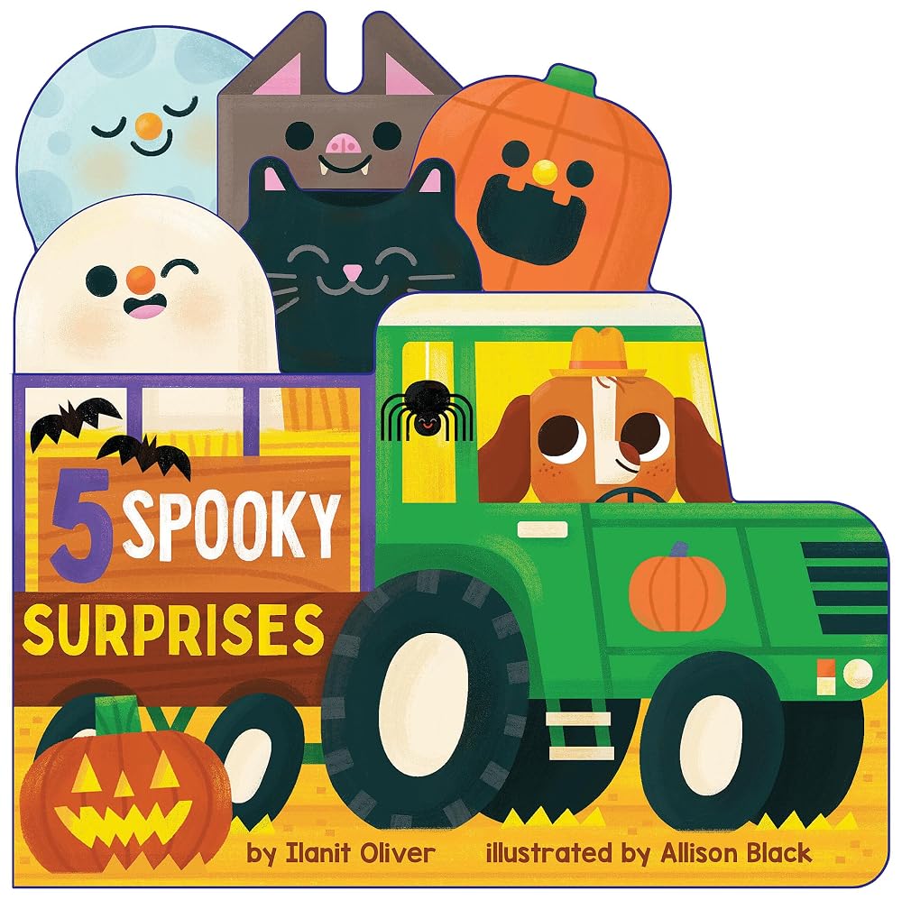 5 Spooky Surprises (A Truck-Shaped Halloween Countdown Board Book!) cover image