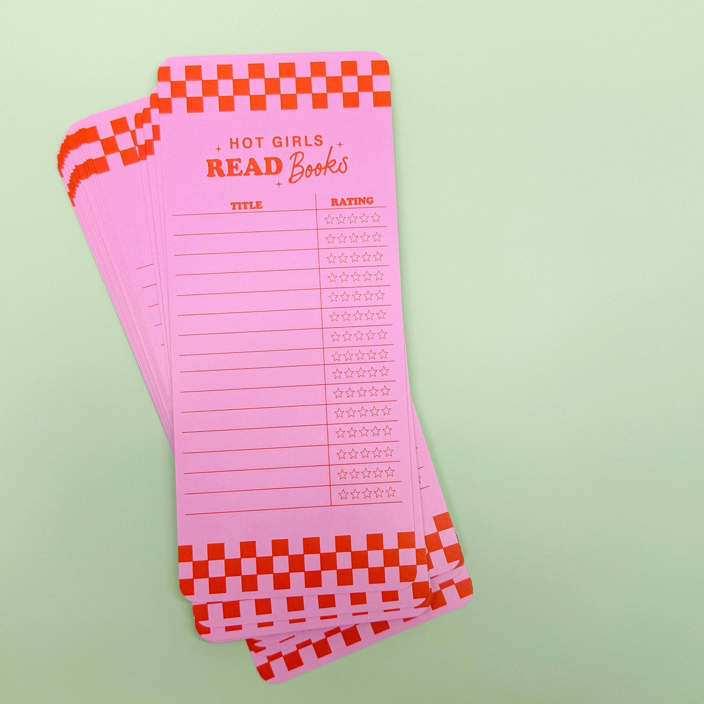 Bookmark Matte Hot Girls Read Ratings Writable with Ratings