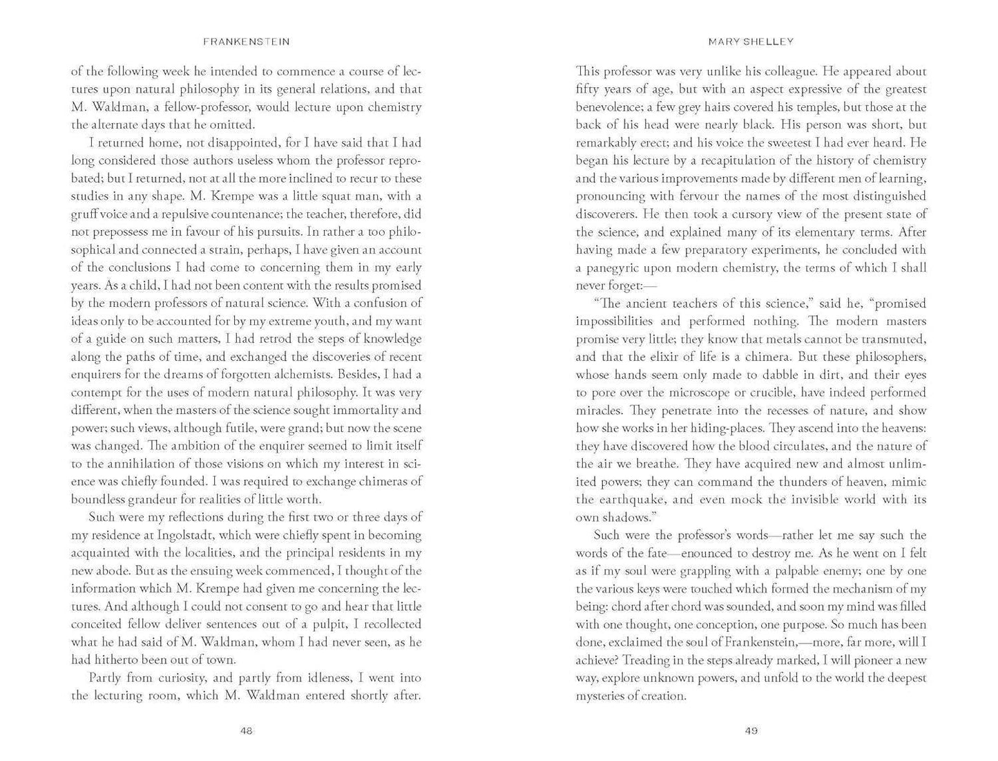 Frankenstein by Mary Shelley: Hardcover