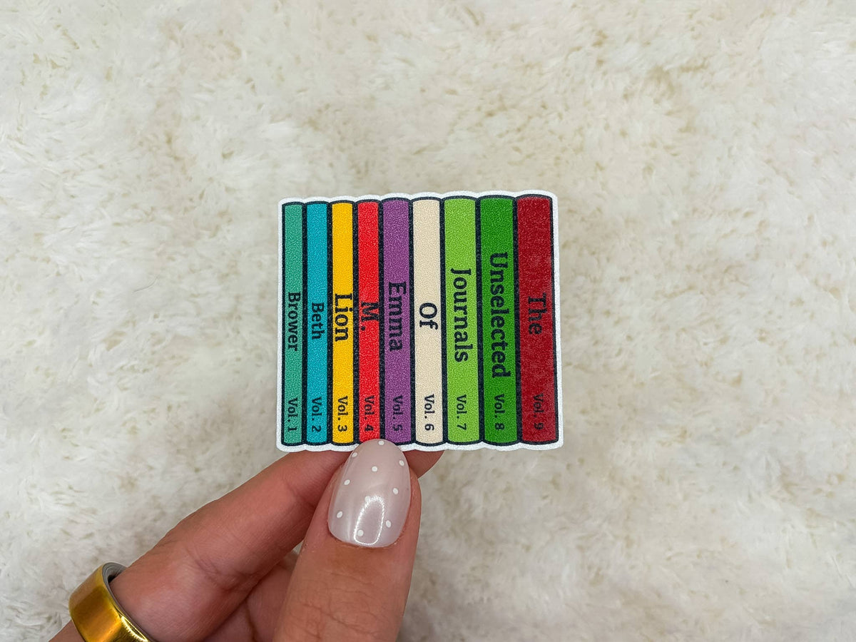 Emma Lion Books UPDATED Sticker
