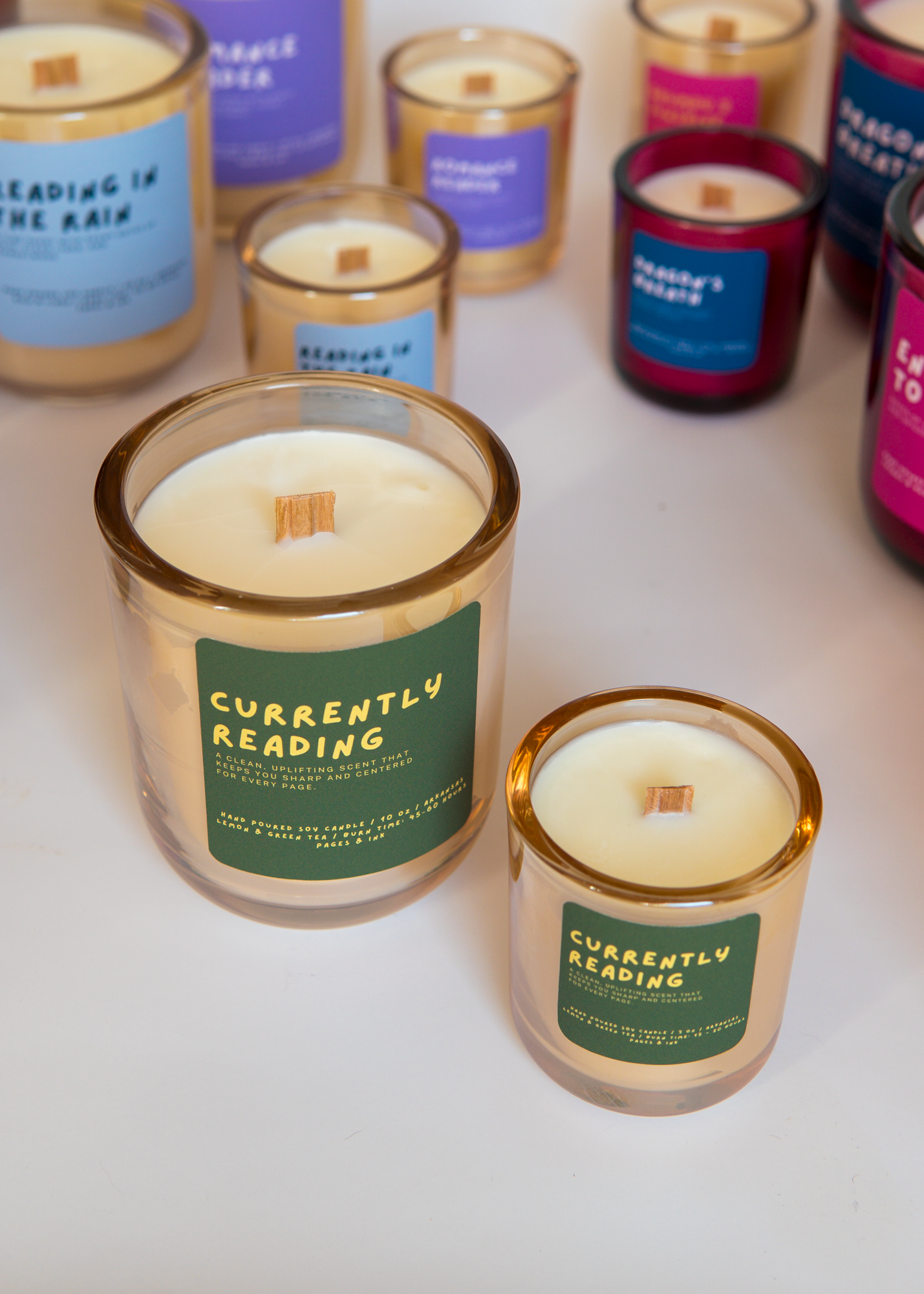 Currently Reading: Lemon & Green Tea Candle: 3 OZ
