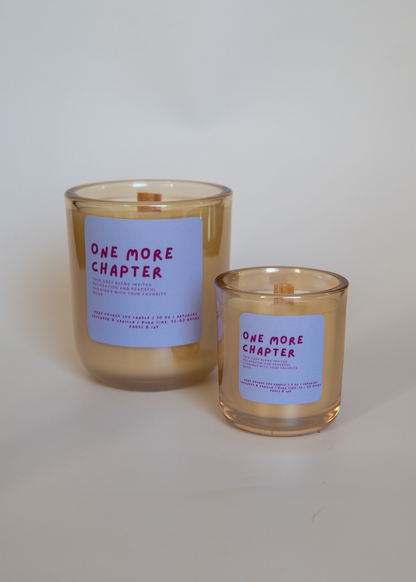 One More Chapter: Lavender & Vanilla Candle: 3 OZ