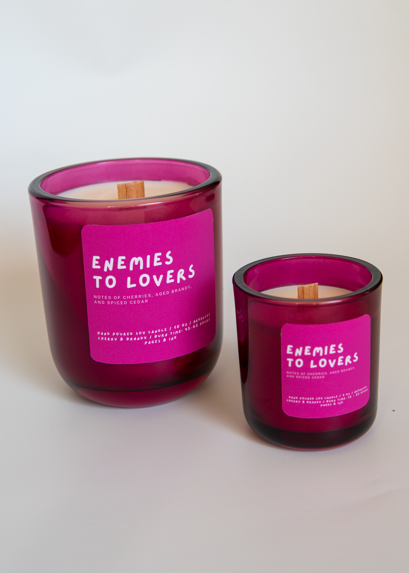 Enemies to Lovers: Cherry & Brandy Candle: 3 OZ