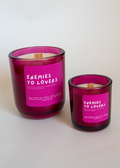 Enemies to Lovers: Cherry & Brandy Candle: 3 OZ