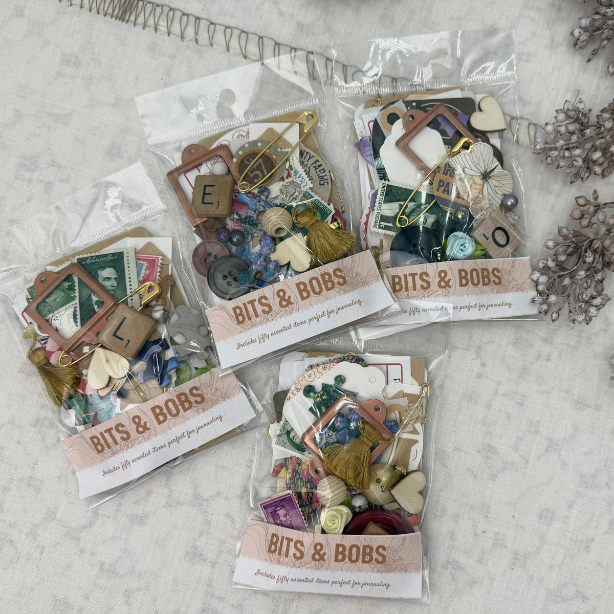 Bits and Bobs for Junk Journaling and Mixed Media Art