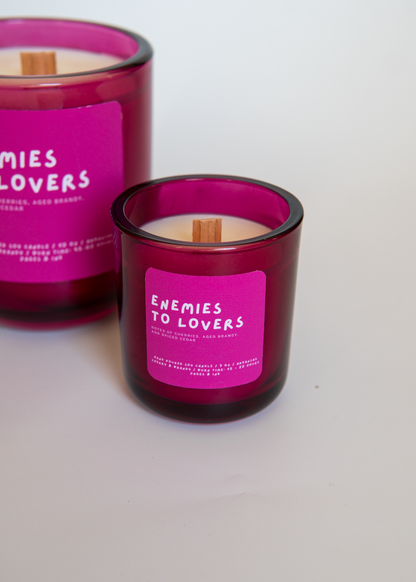 Enemies to Lovers: Cherry & Brandy Candle: 3 OZ