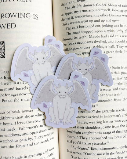 Bartholomew Gargoyle and Moths Sticker