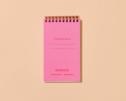 Letterpress Small Spiral Notebook—Ghosts, Ghouls (Halloween)