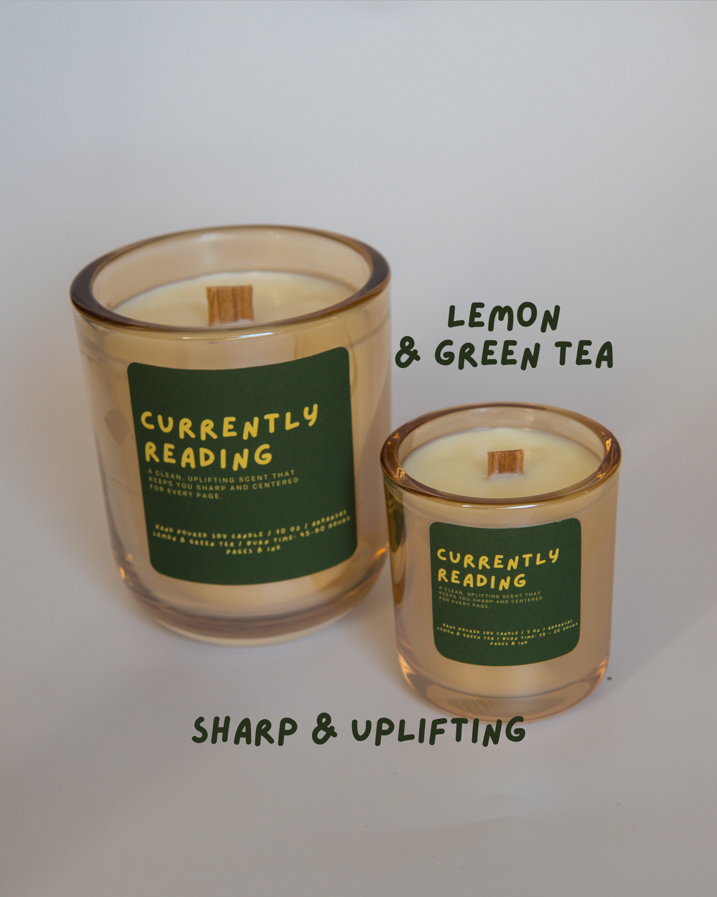 Currently Reading: Lemon & Green Tea Candle: 3 OZ
