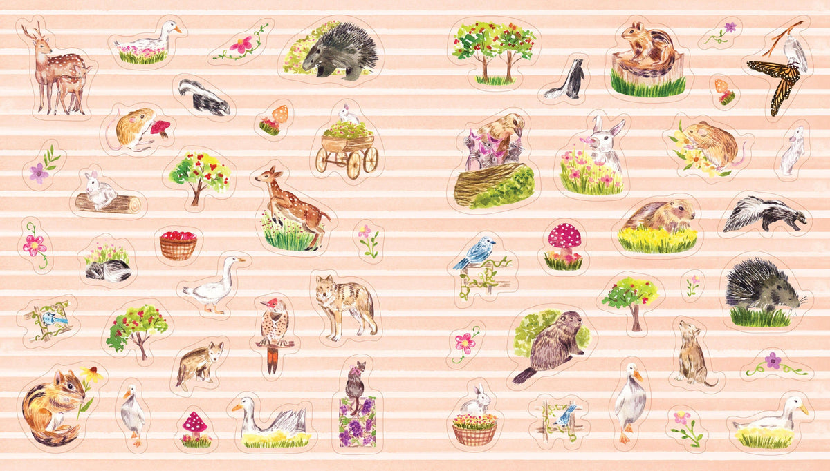 A Nature Lover’s Sticker Book: Hardcover