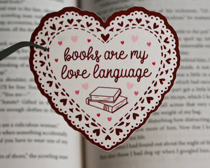 Books Are My Love Language - Bookish Vinyl Sticker