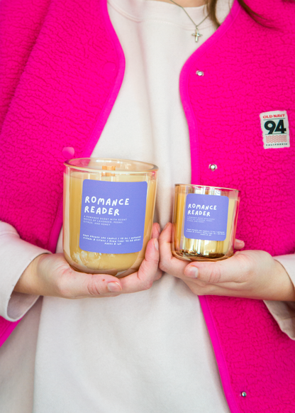 Romance Reader: Citrus & Floral Candle: 3 OZ