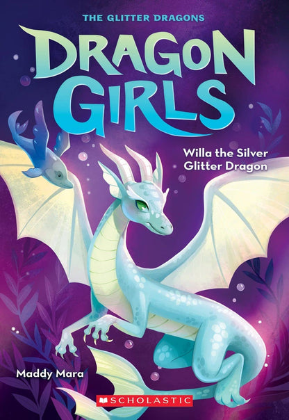 Willa The Silver Glitter Dragon