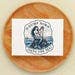 Siren Sticker – Vintage Mythology, Feminism, Dark Academia Art (Waterproof Vinyl)