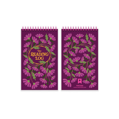 Tiny Reading Log Mini Notebook