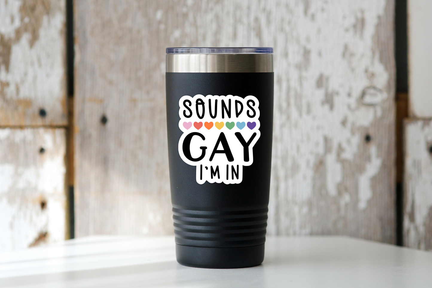 Sounds Gay I'm In Sticker - pride month, diversity, funny