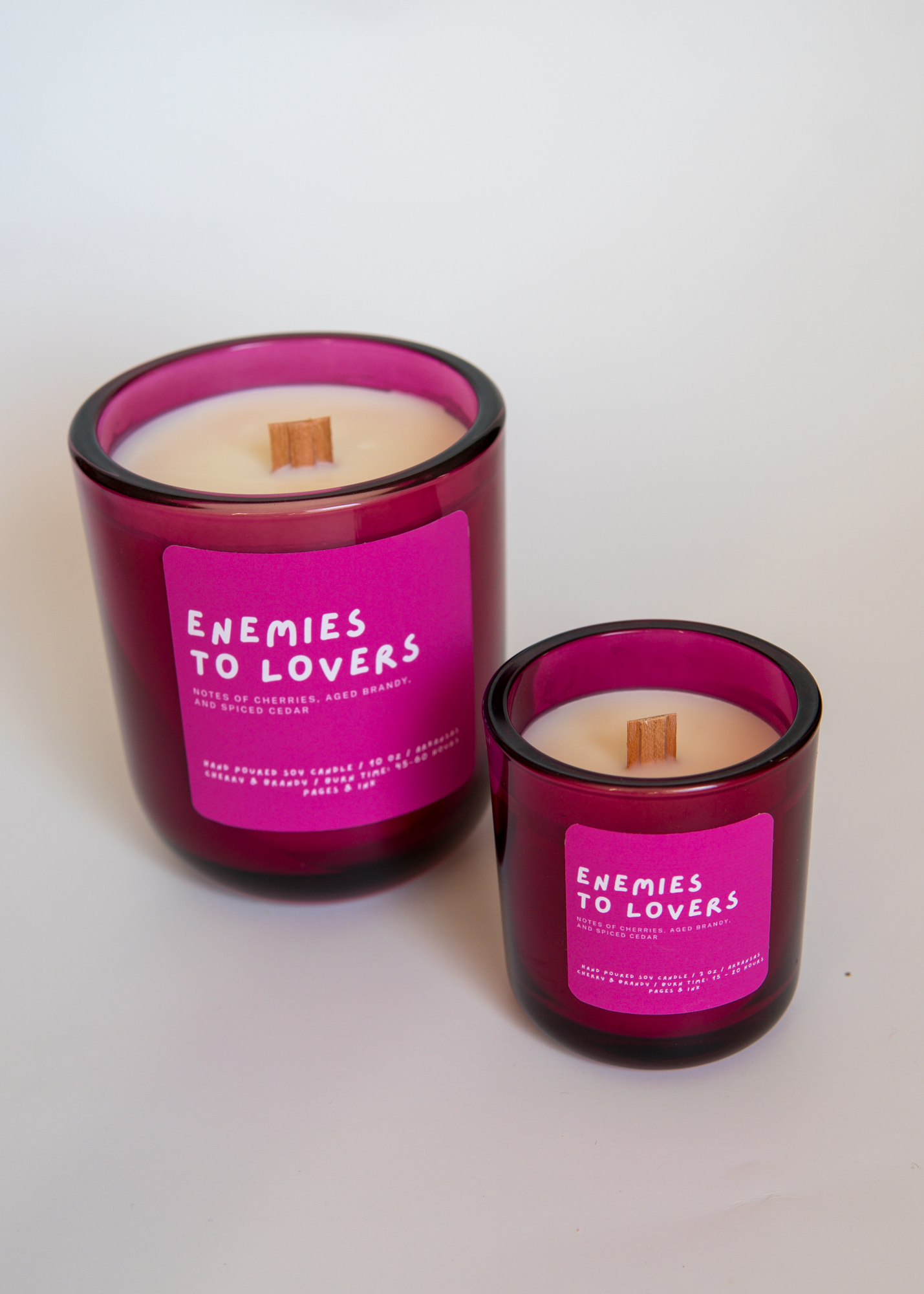 Enemies to Lovers: Cherry & Brandy Candle: 3 OZ