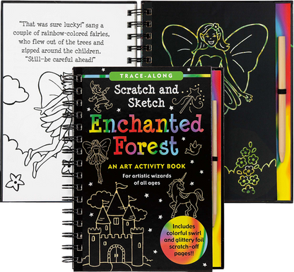 Enchanted Forest Scratch and Sketch