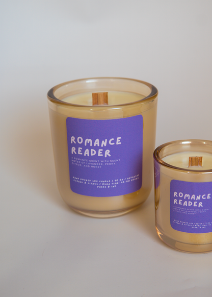 Romance Reader: Citrus & Floral Candle: 3 OZ