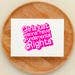Girls Just Wanna Have Fundamental Rights Sticker - Feminist Empowerment