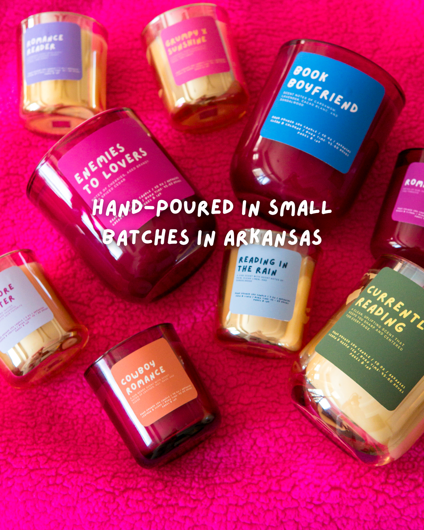 Romance Reader: Citrus & Floral Candle: 3 OZ