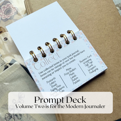 Junk Journal Prompt Deck- Volume Two