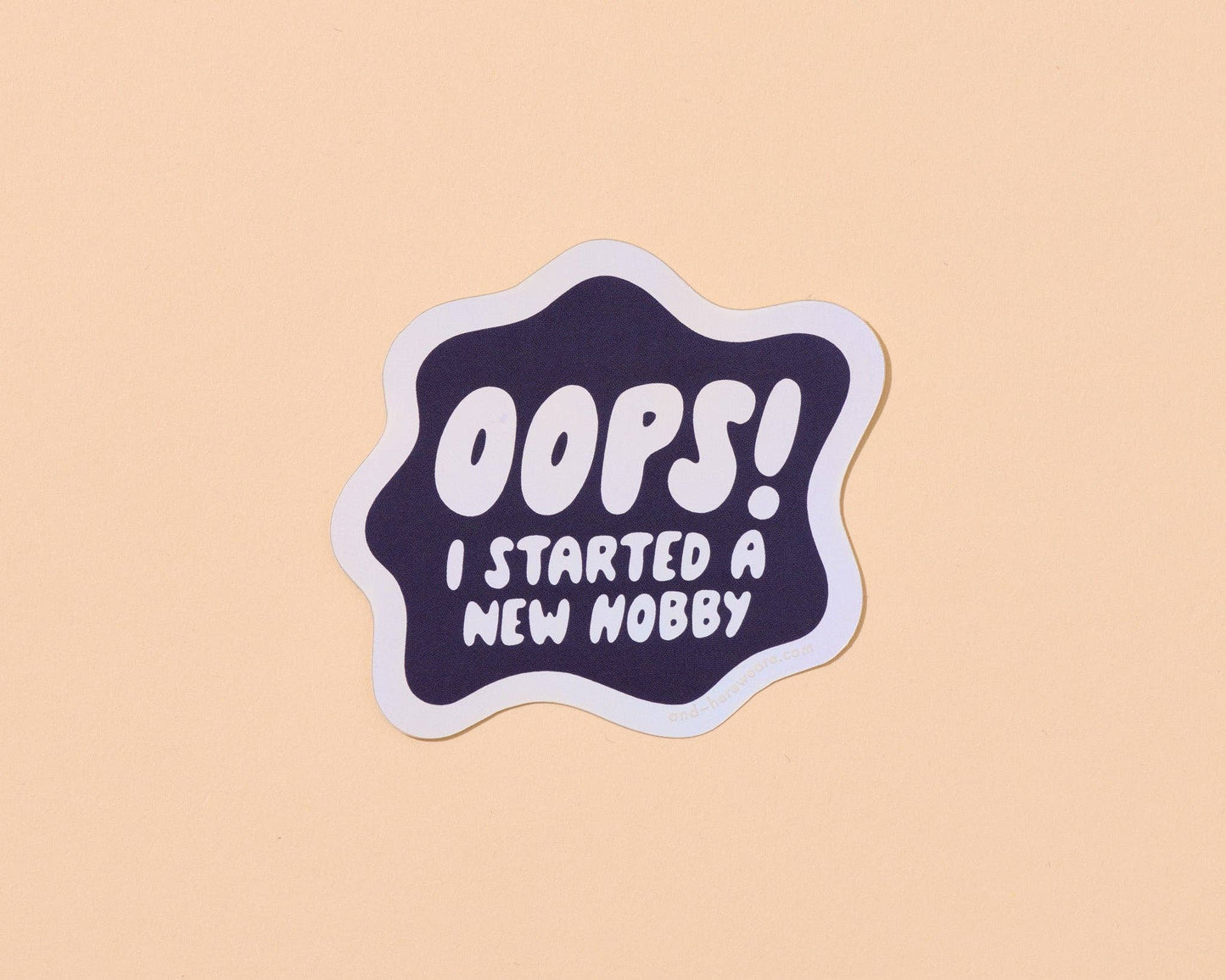 Holographic Vinyl Sticker by Your Gal Kiwi—Oops New Hobby