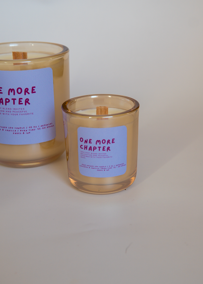 One More Chapter: Lavender & Vanilla Candle: 3 OZ