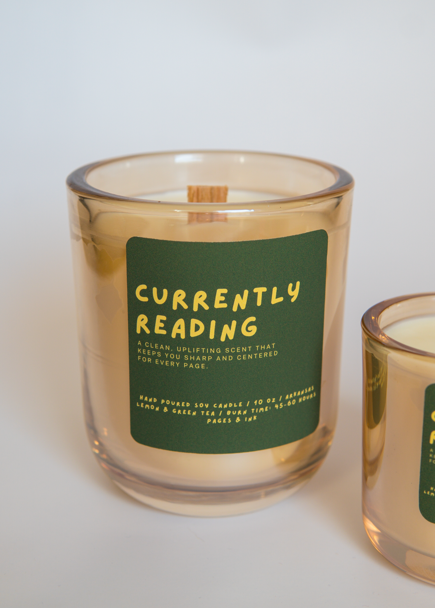 Currently Reading: Lemon & Green Tea Candle: 3 OZ