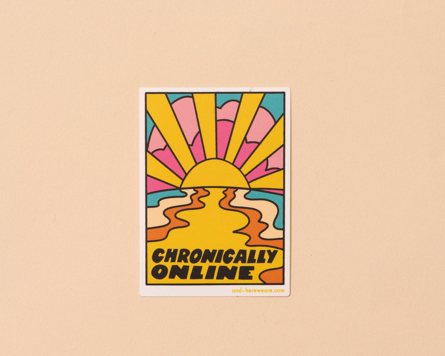 Vinyl Sticker by Your Gal Kiwi—Chronically Online