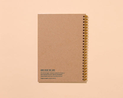 Letterpress A5 Spiral Notebook—Rainbow Trout (Colorful Fish)
