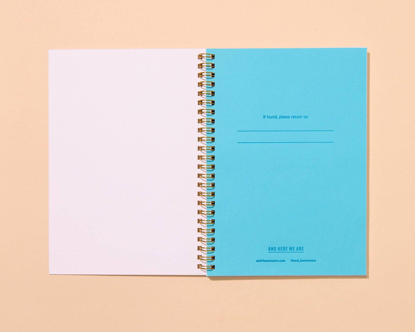 Letterpress A5 Spiral Notebook—Rainbow Trout (Colorful Fish)