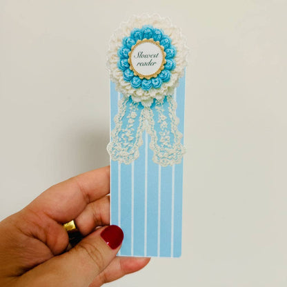 Bookmark Slowest Reader Prize Ribbon