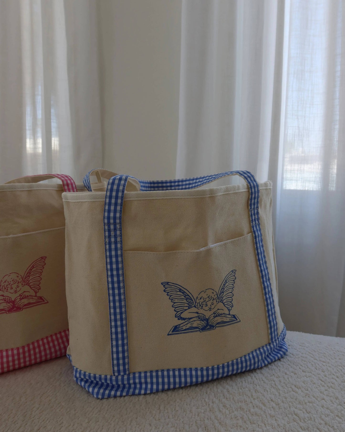 The Lover Gingham Tote Bag