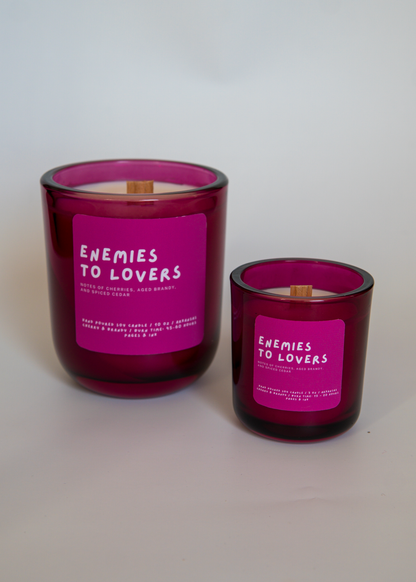Enemies to Lovers: Cherry & Brandy Candle: 3 OZ