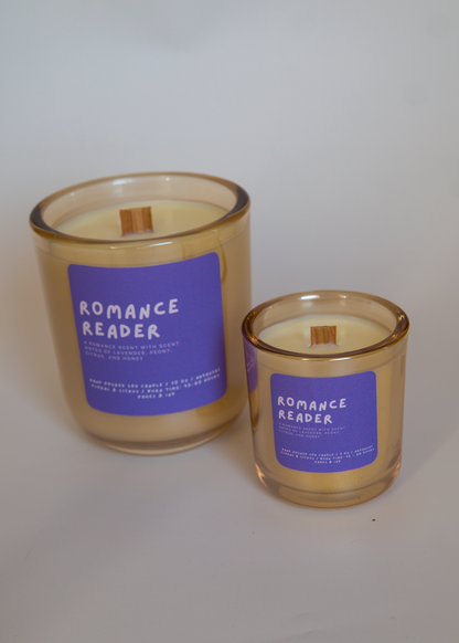Romance Reader: Citrus & Floral Candle: 3 OZ
