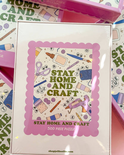 Stay Home & Craft 500 Piece Jigsaw Puzzle