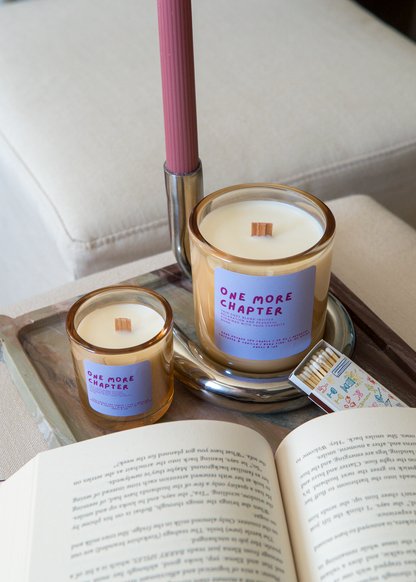 One More Chapter: Lavender & Vanilla Candle: 3 OZ