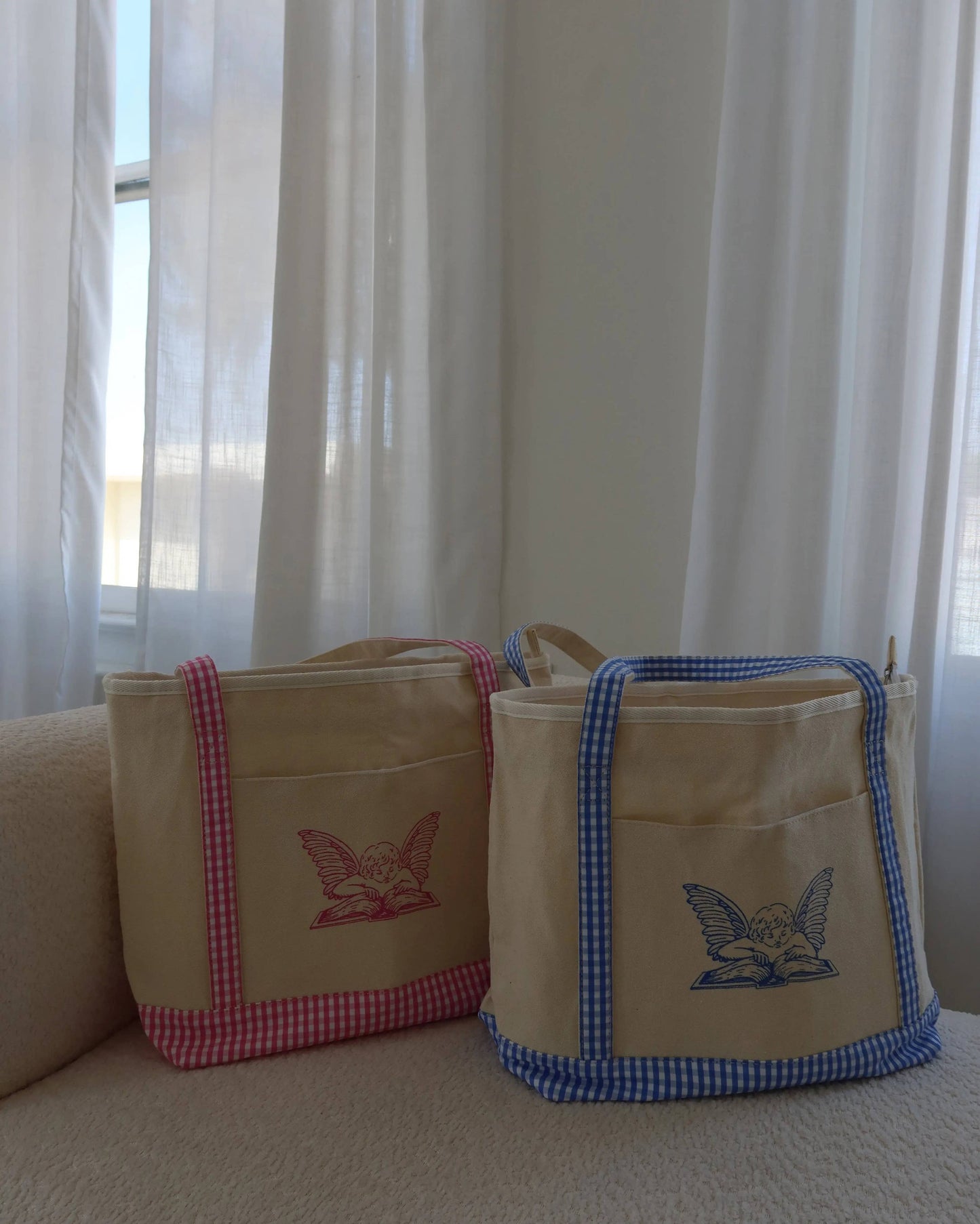 The Lover Gingham Tote Bag