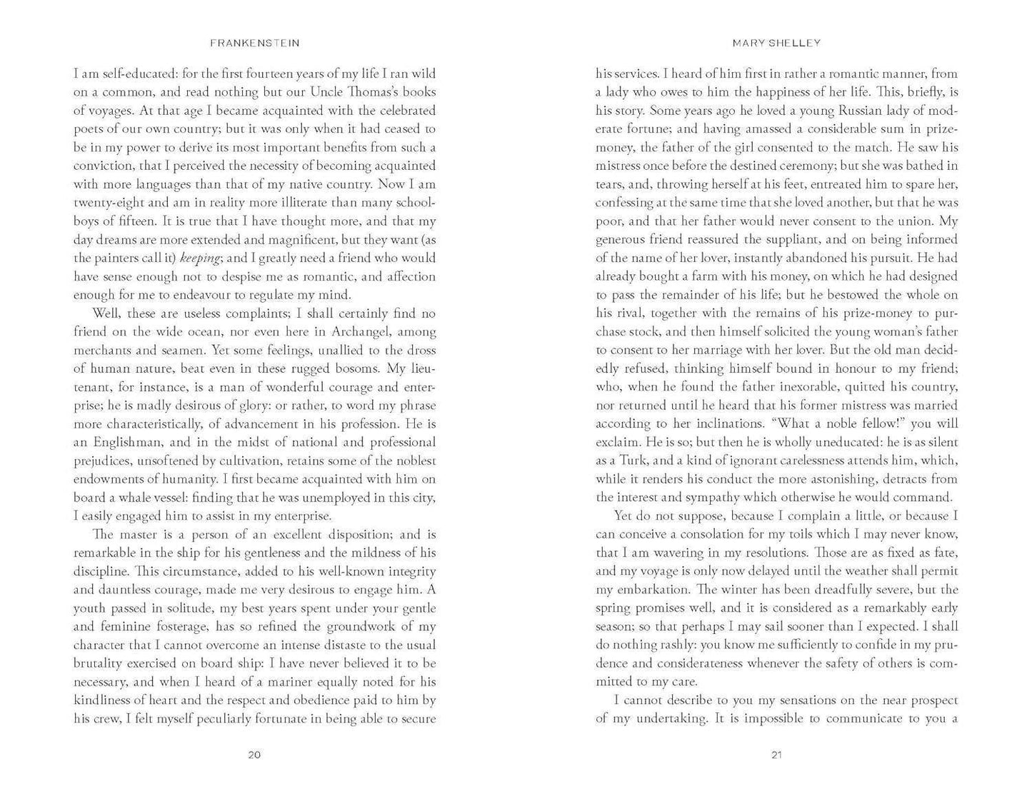 Frankenstein by Mary Shelley: Hardcover