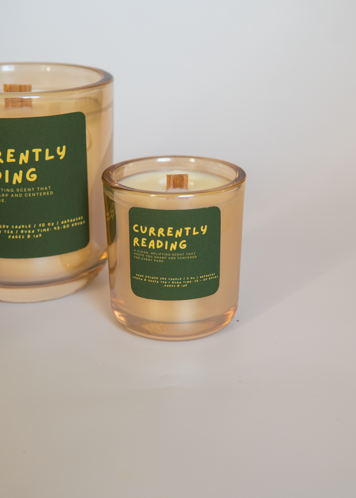 Currently Reading: Lemon & Green Tea Candle: 3 OZ